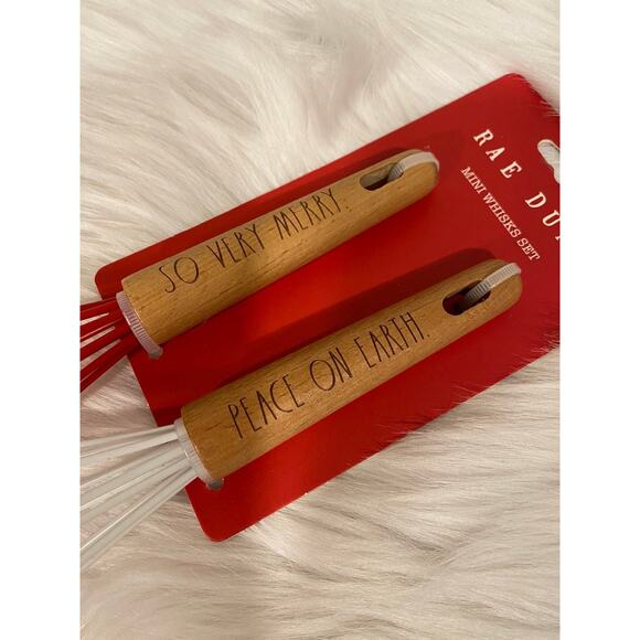 Rae Dunn Holiday Mini Whisk Set - Picture 2 of 2